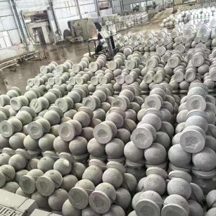 三亚芝麻白圆球 石球 挡车球