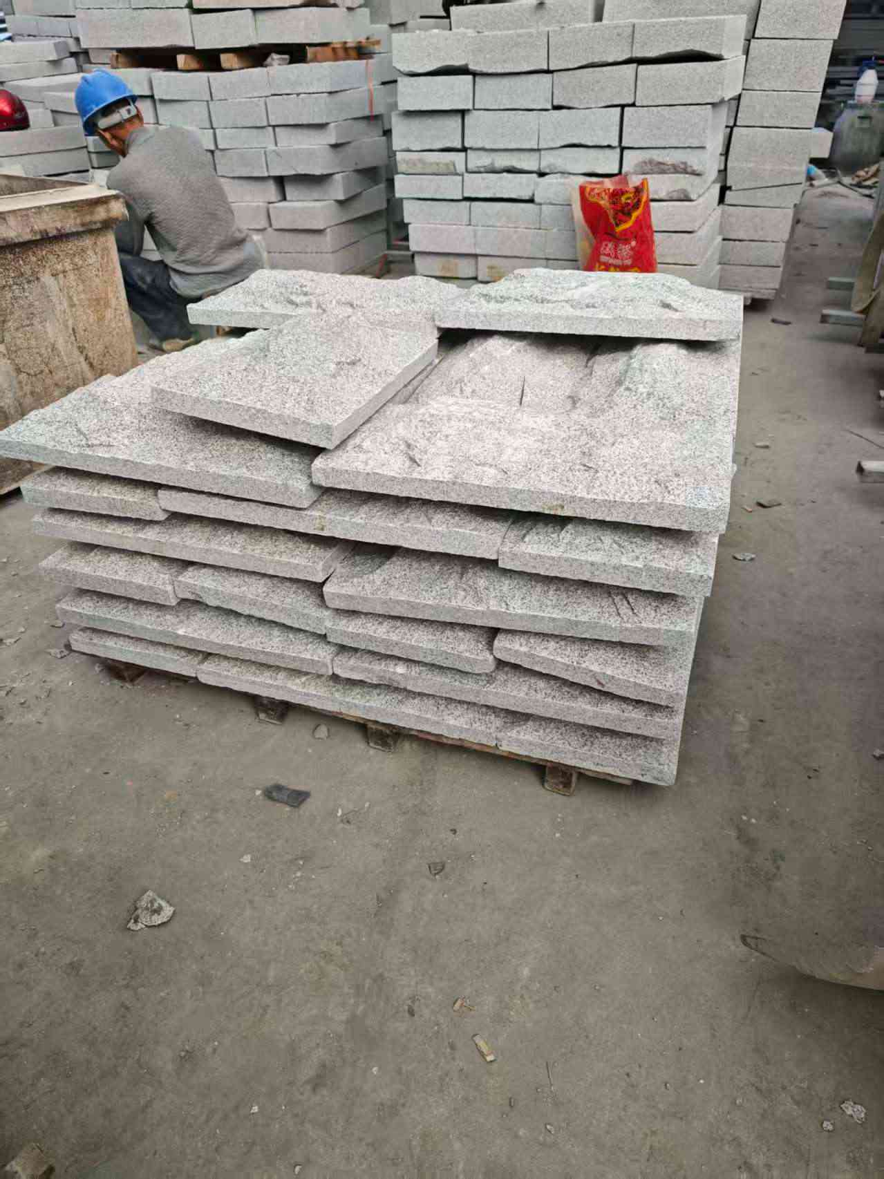 三亚芝麻白蘑菇石，自然面