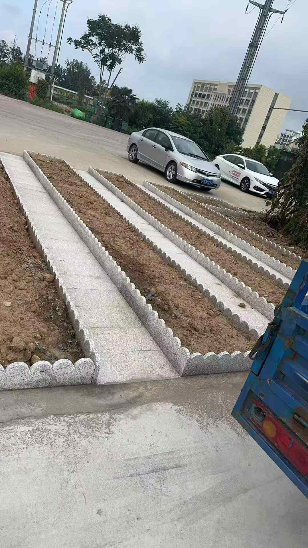 三亚芝麻白花边石