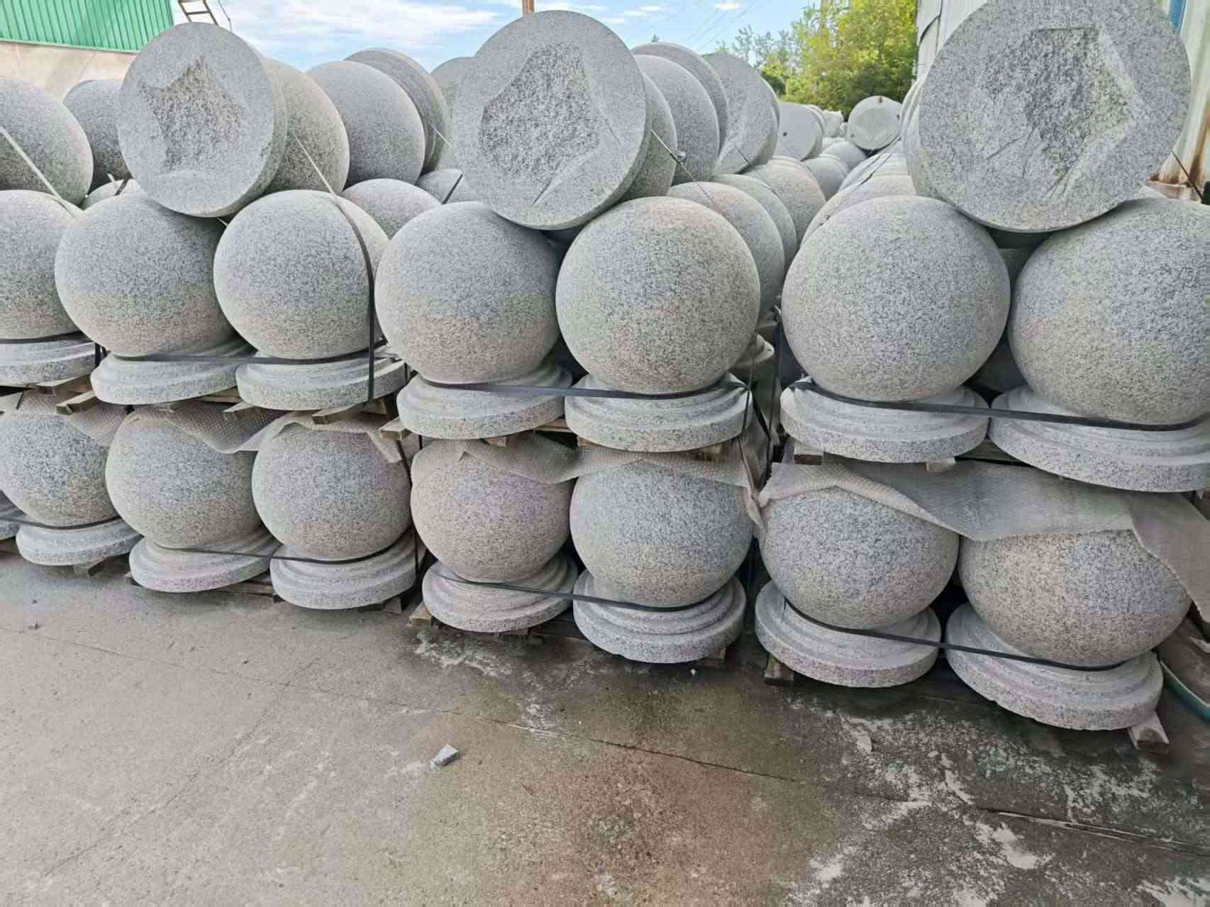 三亚圆球石球挡车球